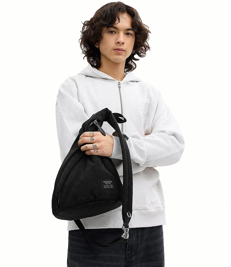 COACH Nylon Lachlan Signature Sling Bag