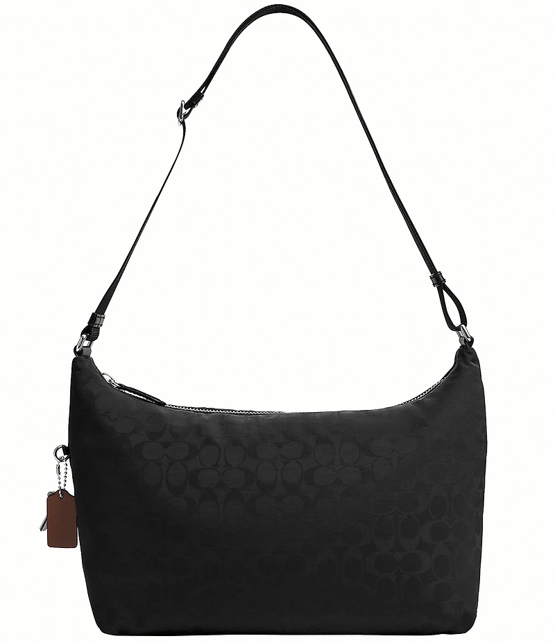COACH Leo Signature Nylon Crossbody Bag