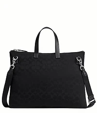 COACH Nylon Luka Brief Signature Bag