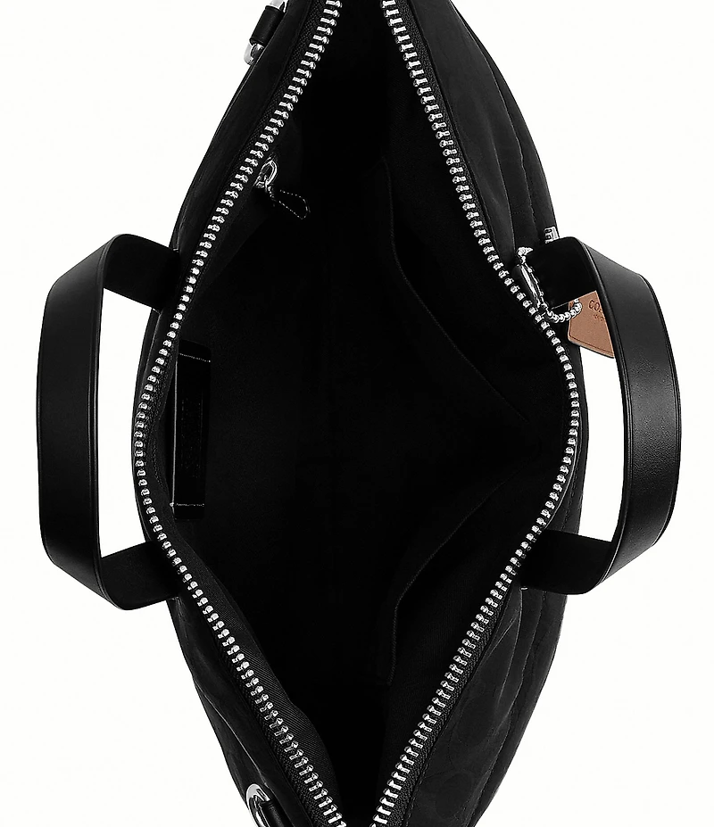 COACH Nylon Luka Brief Signature Bag