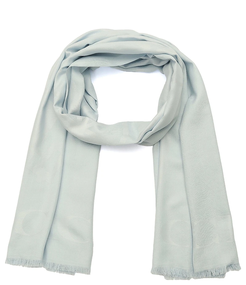 COACH Oversized Horse And Carriage Oversized Scarf Wrap