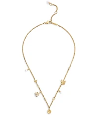 COACH Pav Icons Bib Collar Necklace