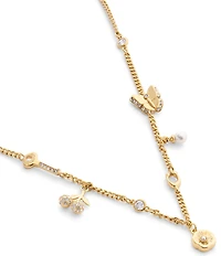 COACH Pav Icons Bib Collar Necklace