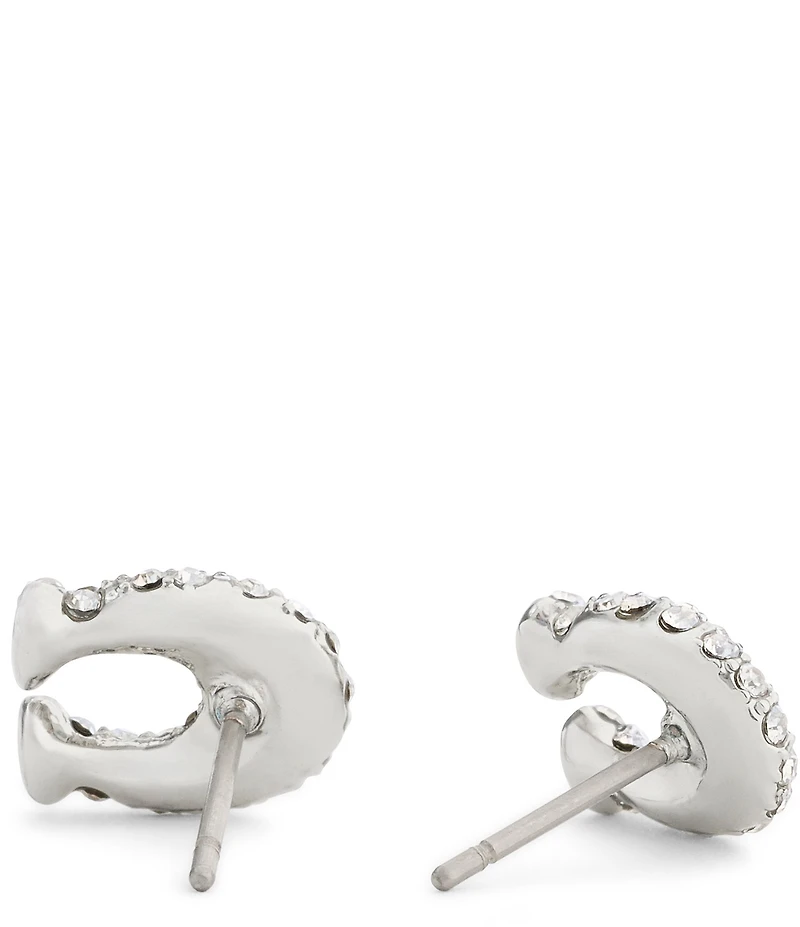 COACH Pav Signature C Stud Earrings