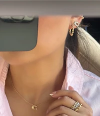 COACH Pav Signature C Stud Earrings