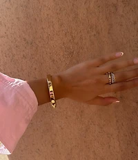 COACH Pave Signature C Bangle Bracelet