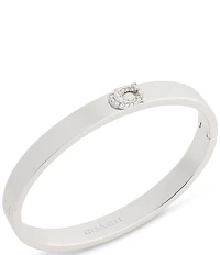 COACH Pave Signature C Bangle Bracelet