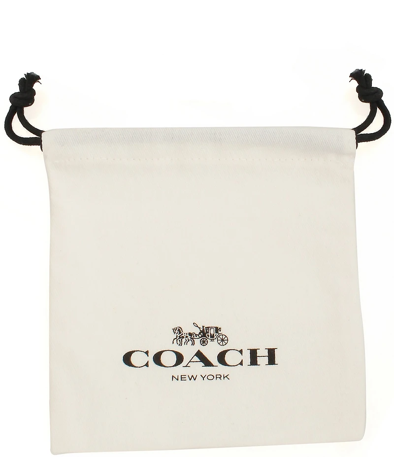COACH Pave Signature C Bangle Bracelet