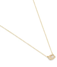 COACH Pave Signature C Pendant Necklace