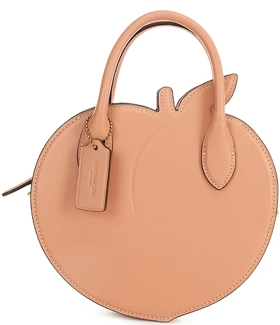COACH Peach Bag In Regenerative Leather Shoulder Bag