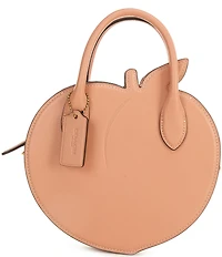 COACH Peach Bag In Regenerative Leather Shoulder Bag