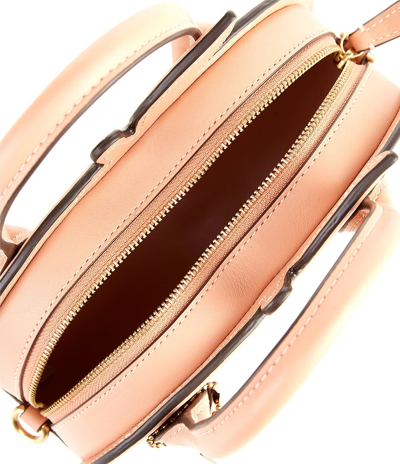 COACH Peach Bag In Regenerative Leather Shoulder Bag