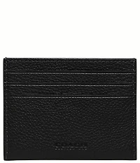 COACH Pebble Leather Card Case