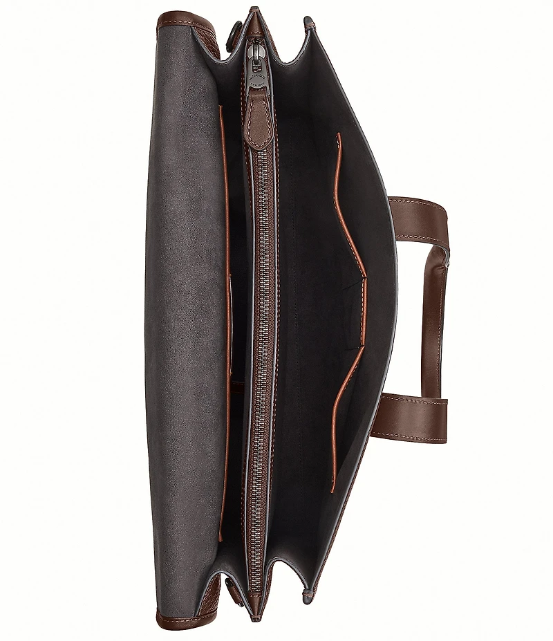 COACH Pebble Leather Gotham Portfolio Briefcase