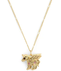 COACH Pegasus Short Pendant Necklace