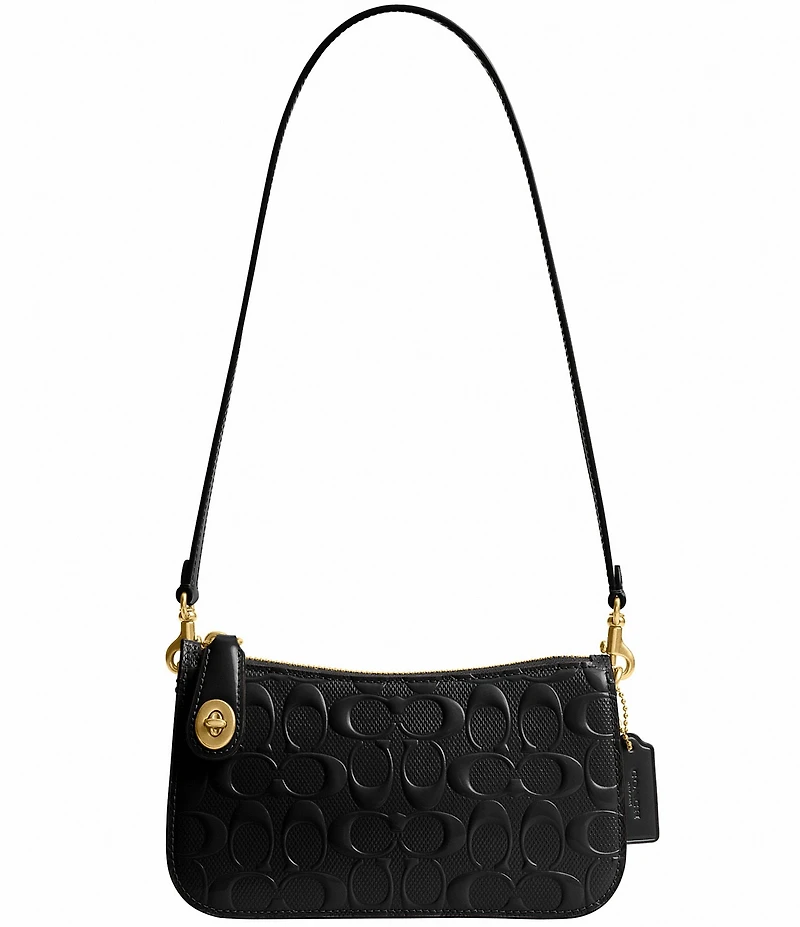 COACH Penn Signature Leather Shoulder Bag