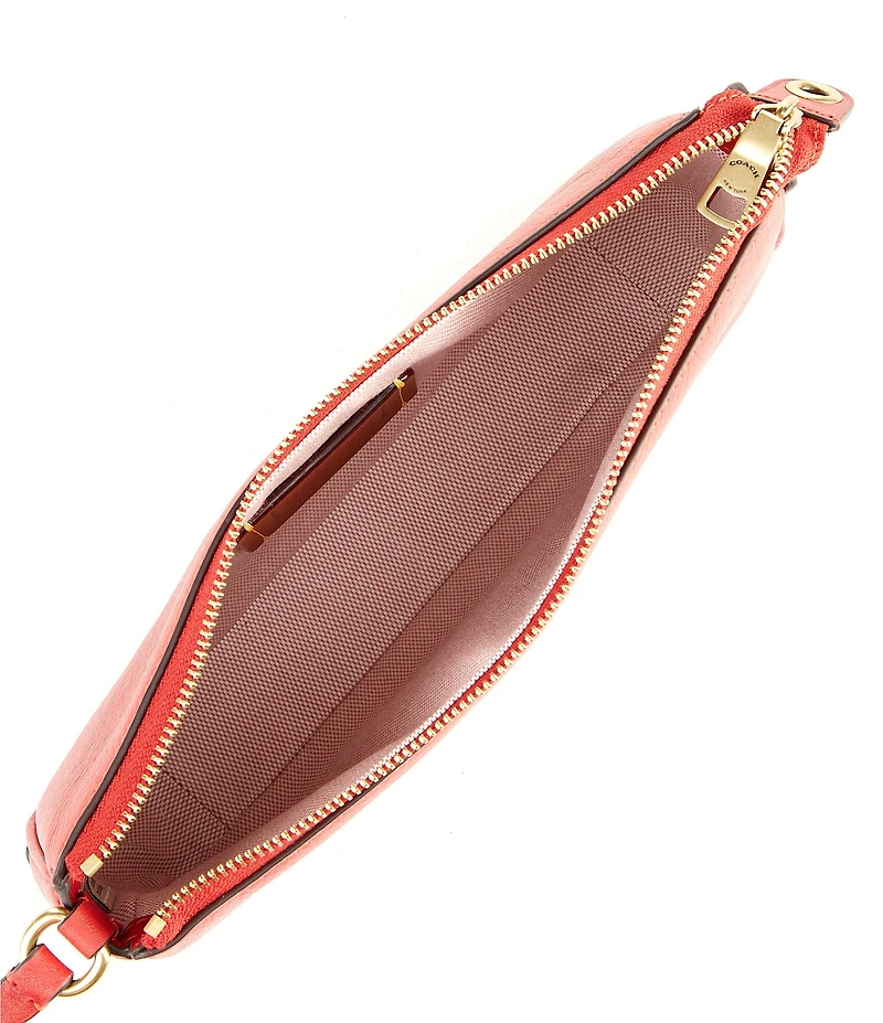 COACH Plaza 22 Natural Grain Leather Shoulder Bag