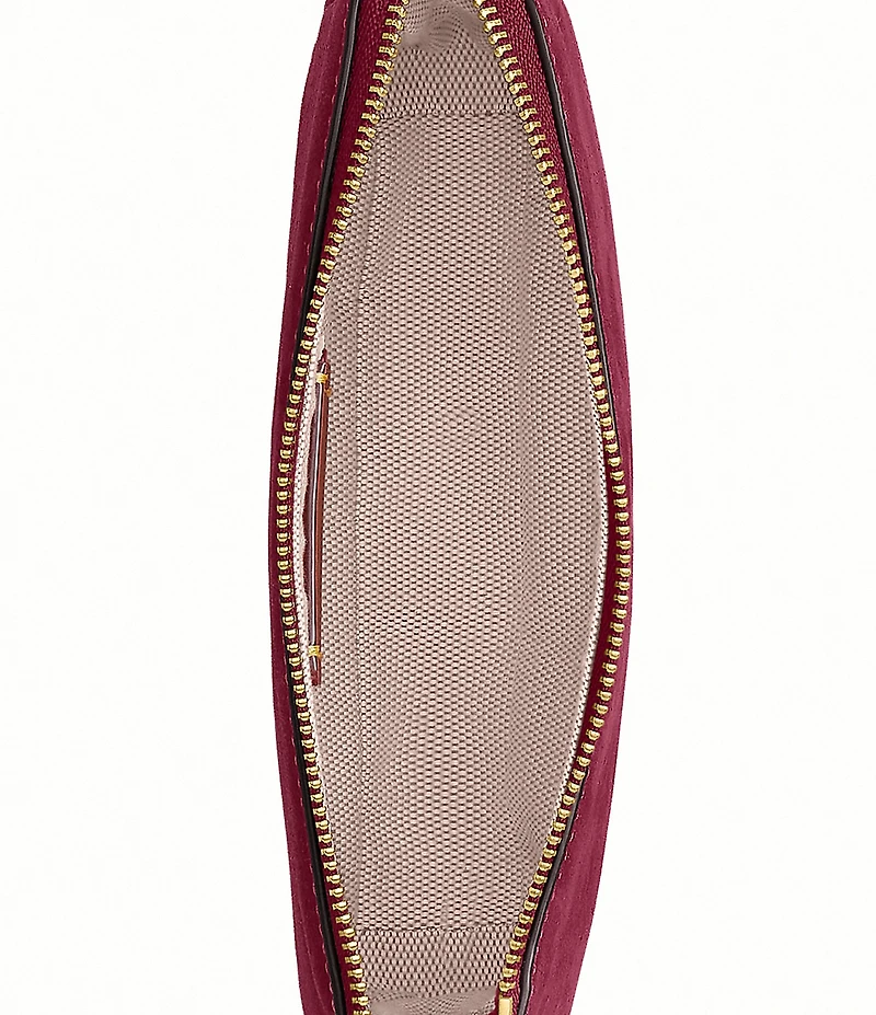 COACH Plaza Bag 18 Suede Shoulder Bag