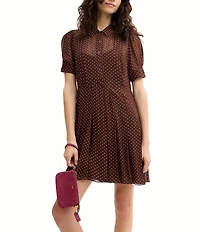 COACH Plaza Bag 18 Suede Shoulder Bag