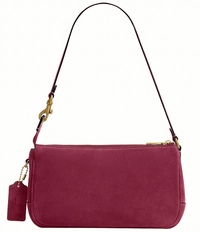 COACH Plaza Suede Shoulder Bag