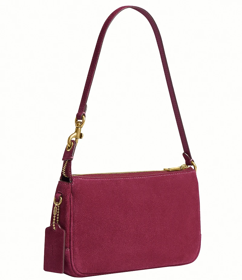 COACH Plaza Suede Shoulder Bag