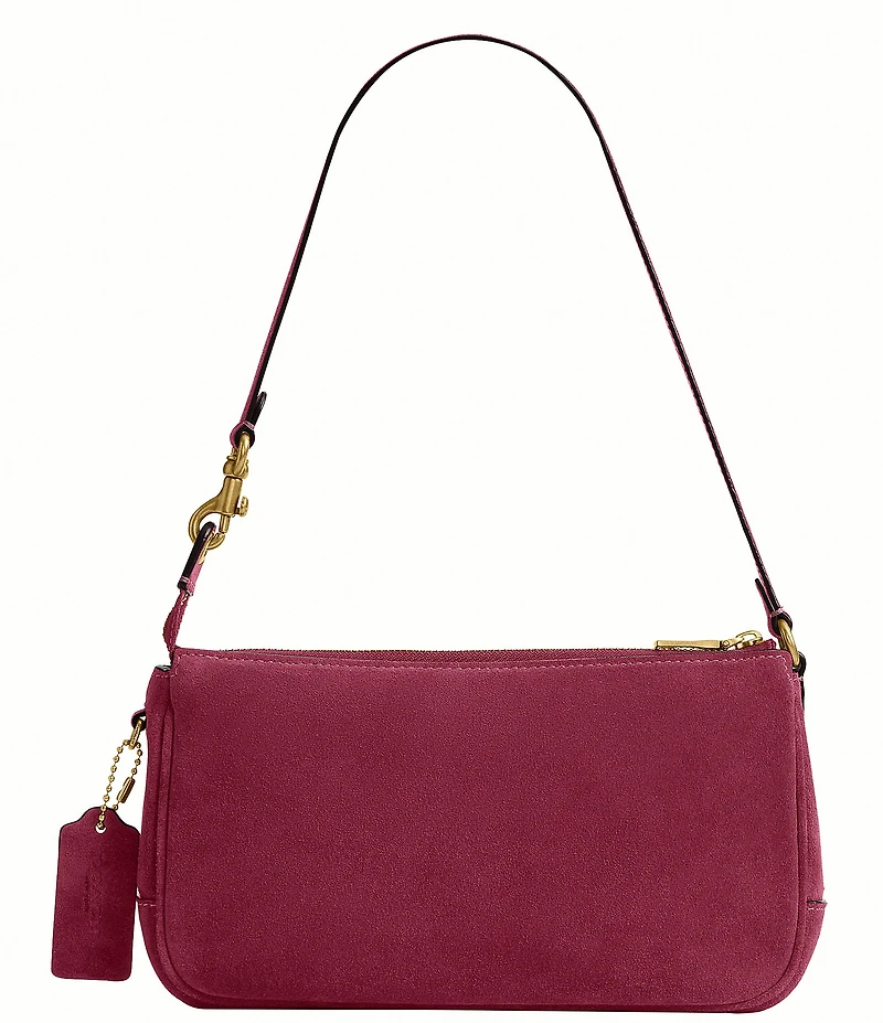 COACH Plaza Suede Shoulder Bag