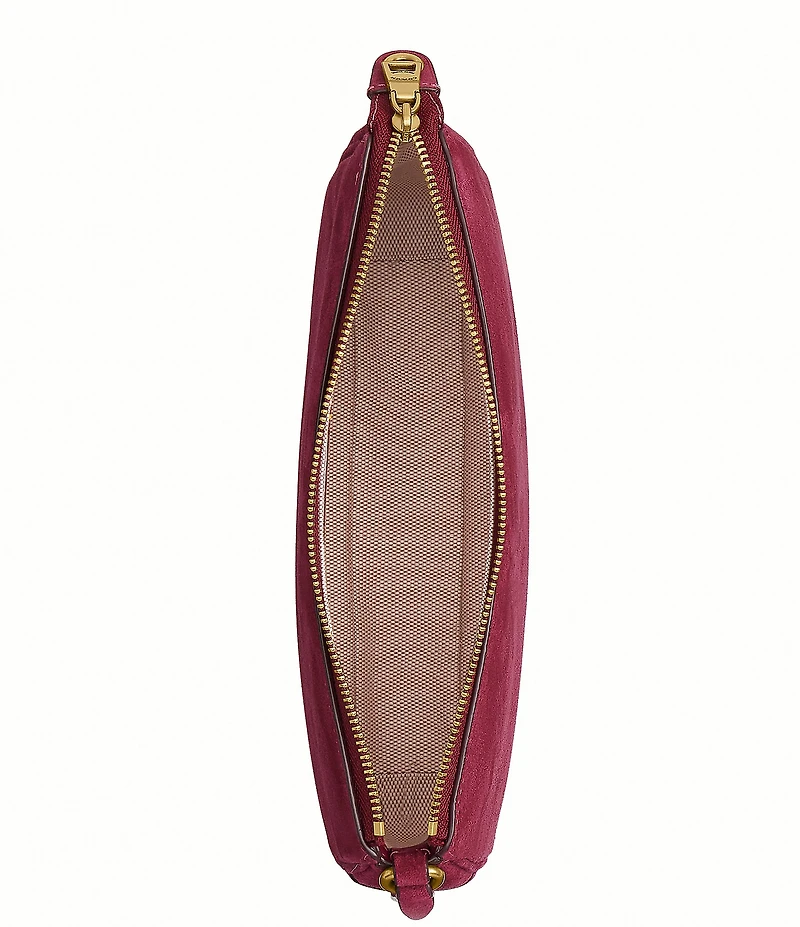 COACH Plaza Suede Shoulder Bag