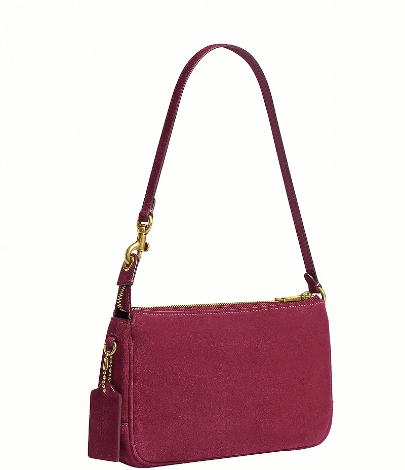 COACH Plaza Suede Shoulder Bag