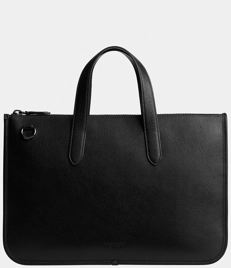 COACH Polished Pebble Isaac Workbag