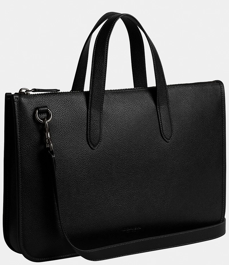 COACH Polished Pebble Isaac Workbag