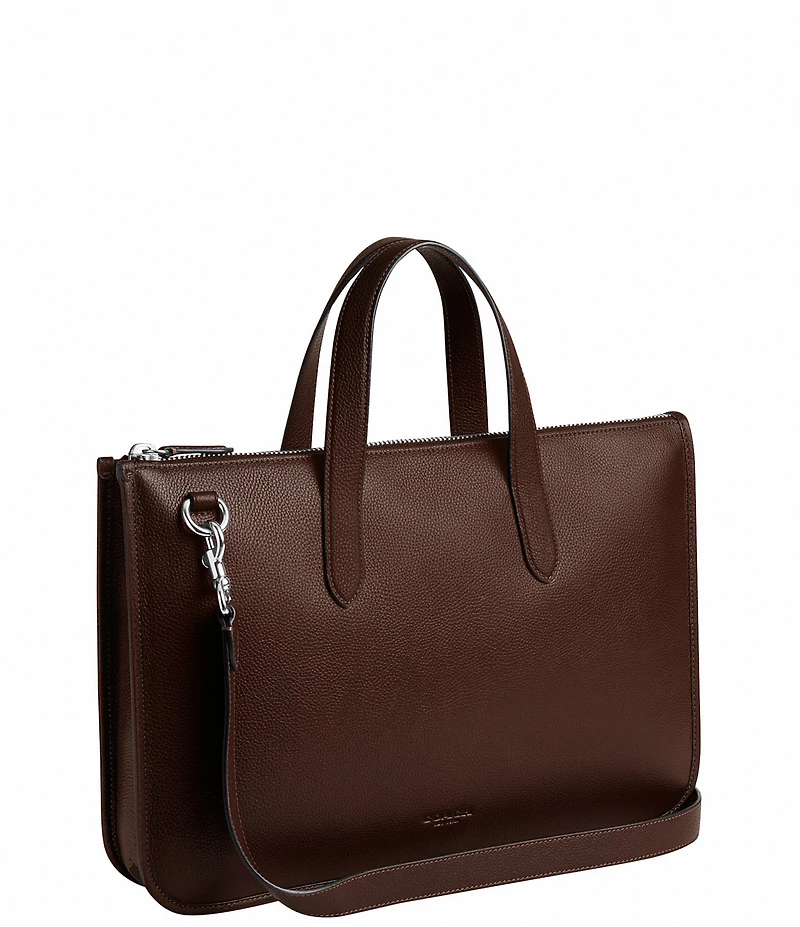 COACH Polished Pebble Isaac Workbag