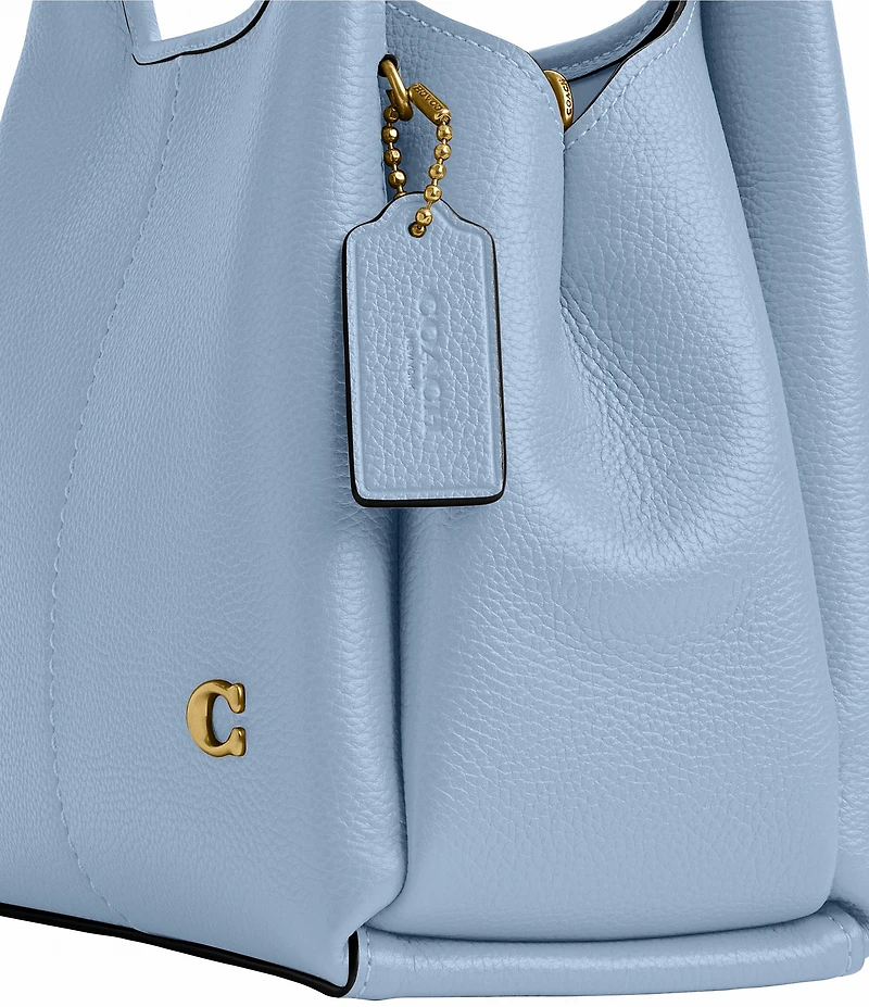 COACH Lana 23 Polished Pebble Leather Shoulder Bag