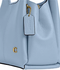 COACH Lana 23 Polished Pebble Leather Shoulder Bag