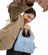 COACH Lana 23 Polished Pebble Leather Shoulder Bag