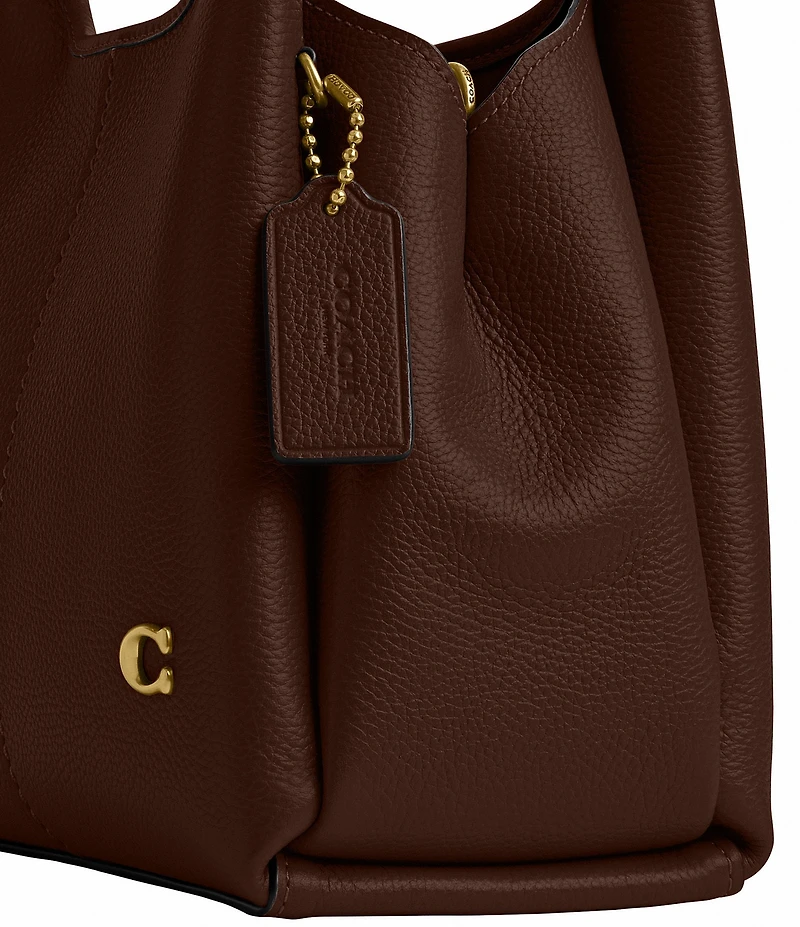 COACH Lana 23 Polished Pebble Leather Shoulder Bag