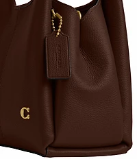 COACH Lana 23 Polished Pebble Leather Shoulder Bag