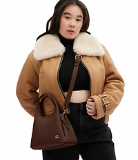 COACH Lana 23 Polished Pebble Leather Shoulder Bag