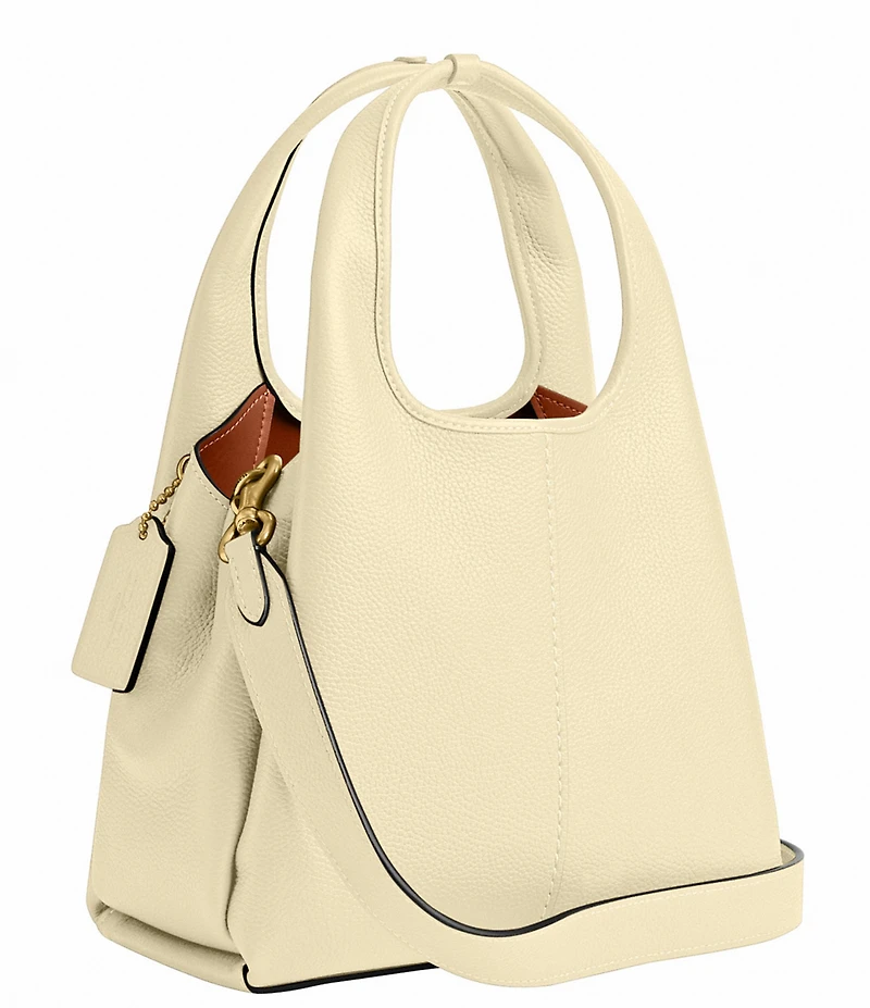 COACH Lana 23 Polished Pebble Leather Shoulder Bag