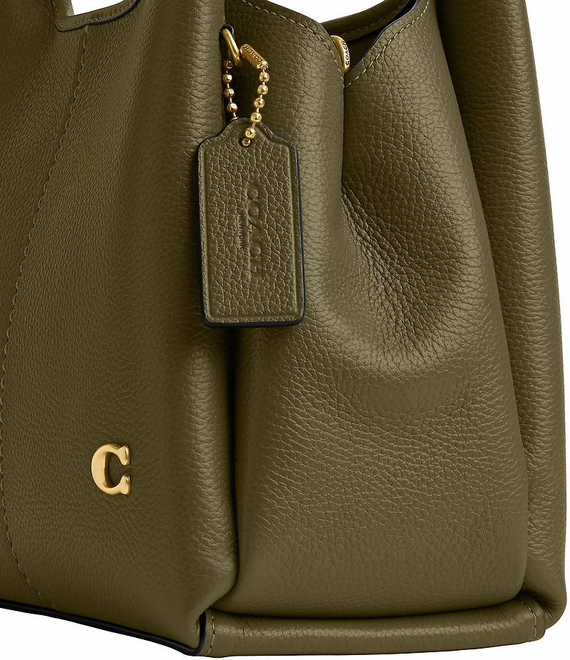 COACH Lana 23 Polished Pebble Leather Shoulder Bag