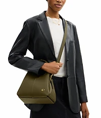 COACH Lana 23 Polished Pebble Leather Shoulder Bag
