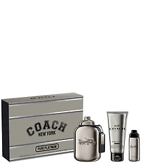 COACH Pure Platinum Parfum for Men 3-Piece Gift Set