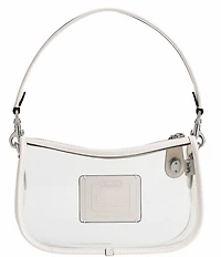 COACH PVC Stadium Swinger Clear Contrast Trim Convertible Shoulder Bag