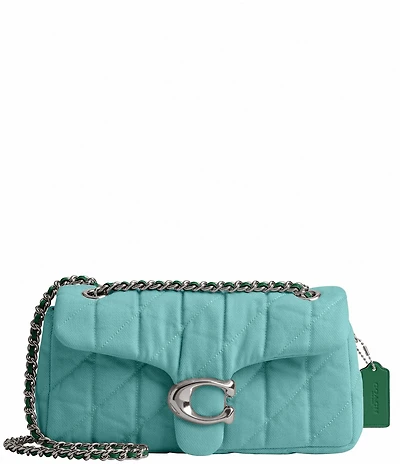 COACH Quilted Denim Tabby Shoulder Bag