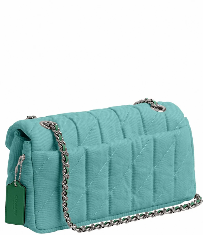 COACH Quilted Denim Tabby Convertible Shoulder Bag