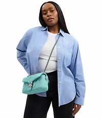 COACH Quilted Denim Tabby Convertible Shoulder Bag