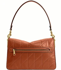 COACH Quilted Glazed Leather Chain Tabby Shoulder Bag
