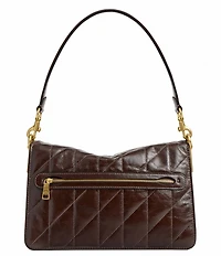 COACH Quilted Glazed Leather Chain Tabby Shoulder Bag
