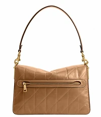 COACH Quilted Glazed Leather Chain Tabby Shoulder Bag