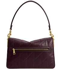 COACH Quilted Glazed Leather Chain Tabby Shoulder Bag