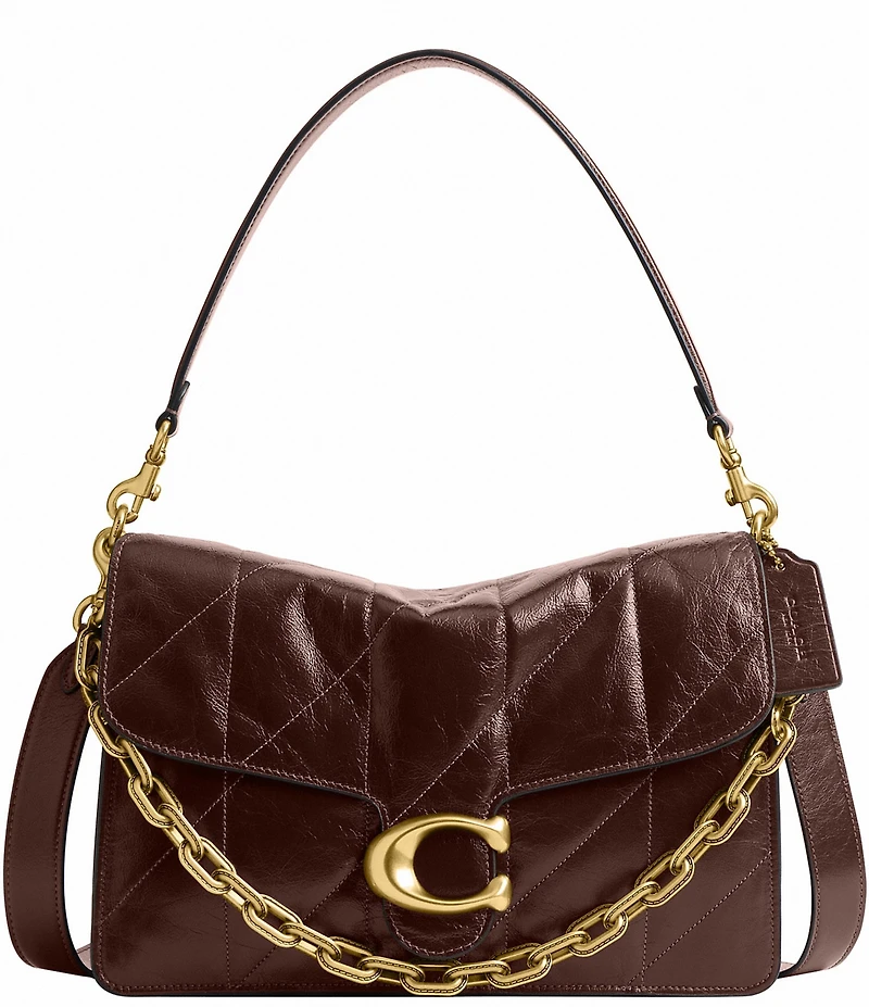 COACH Quilted Glazed Leather Tabby 30 Shoulder Bag